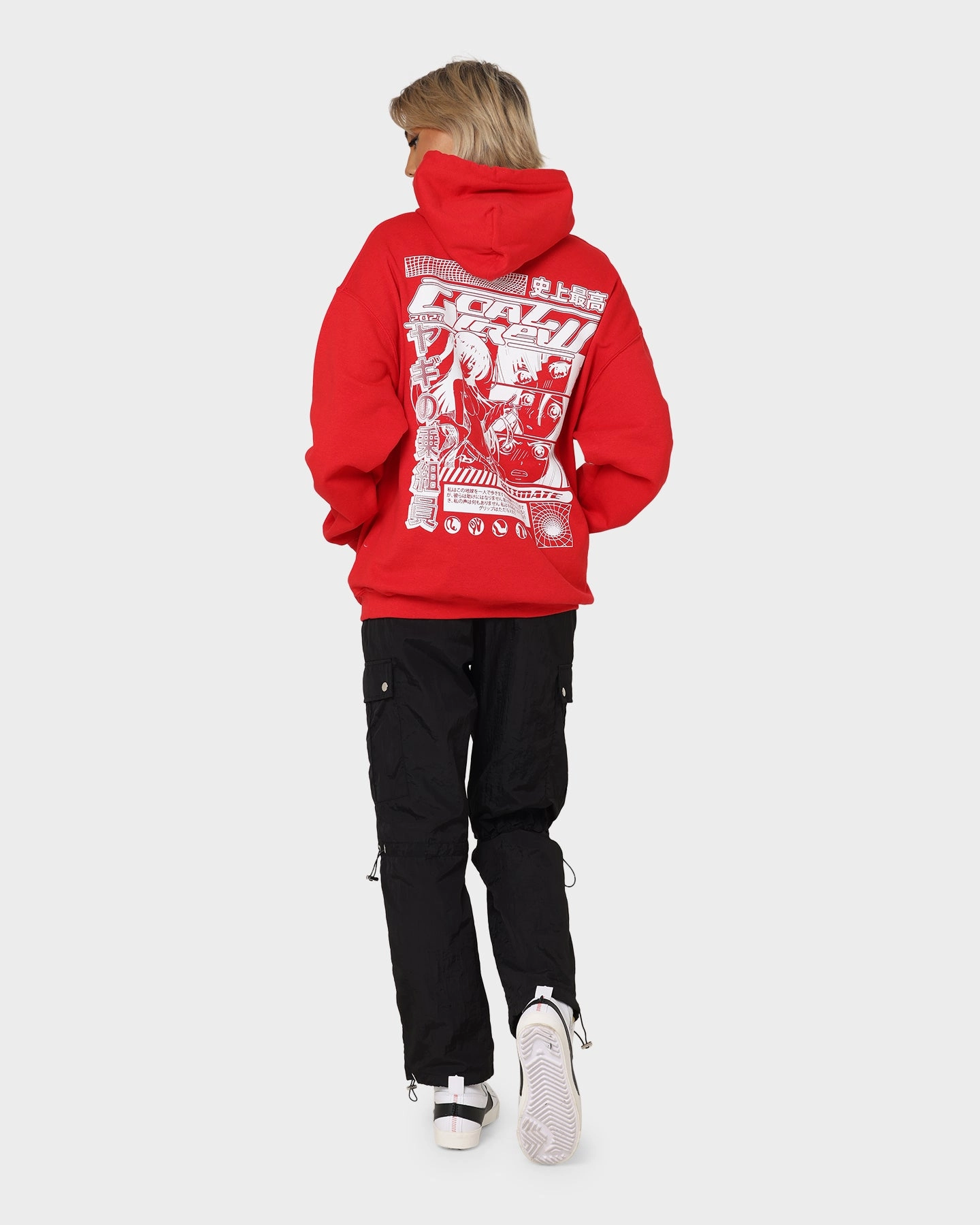 Goat Crew Anime Hoodie Red Diploma