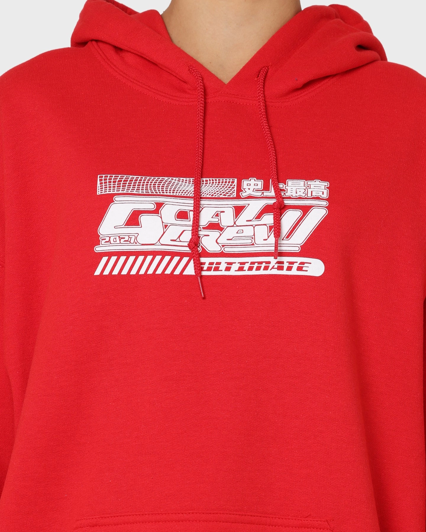 Revolutionize Comfortable fit Goat Crew Anime Hoodie Red