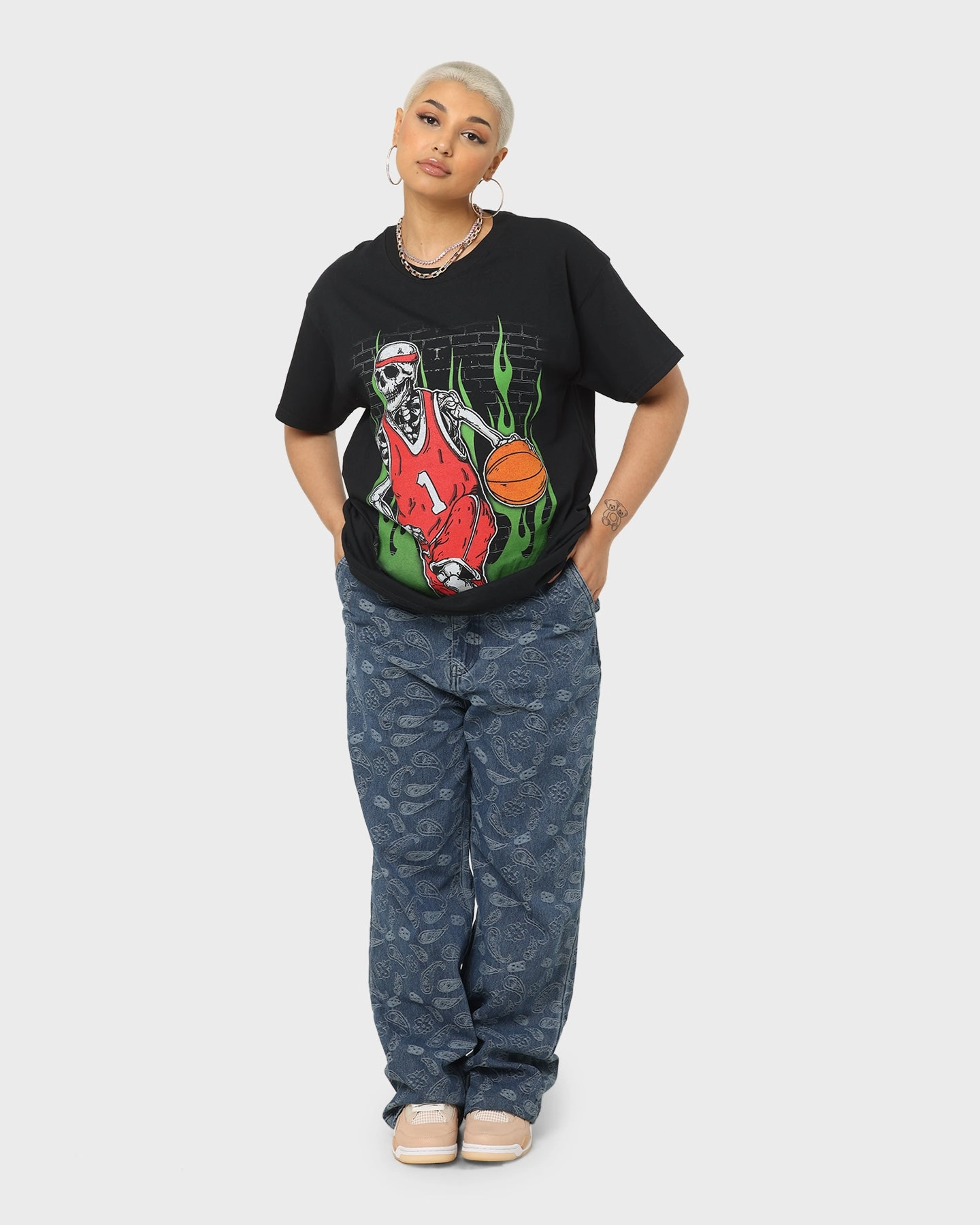 Effortless Comfort Wear Fashionable Goat Crew Ball For Life T-Shirt Black