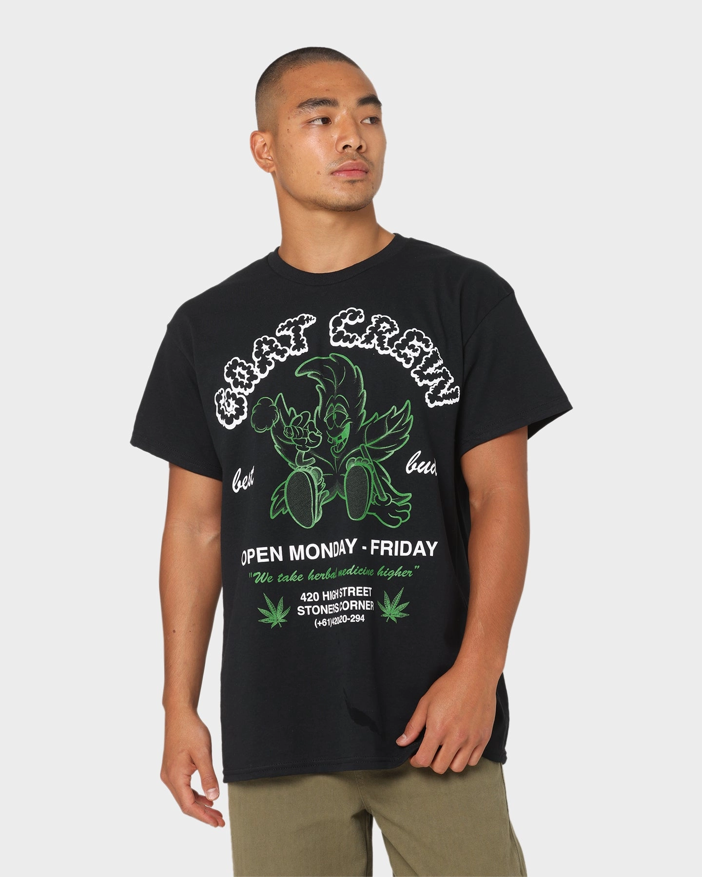 Subtle Details Goat Crew Best Buds T-Shirt Black