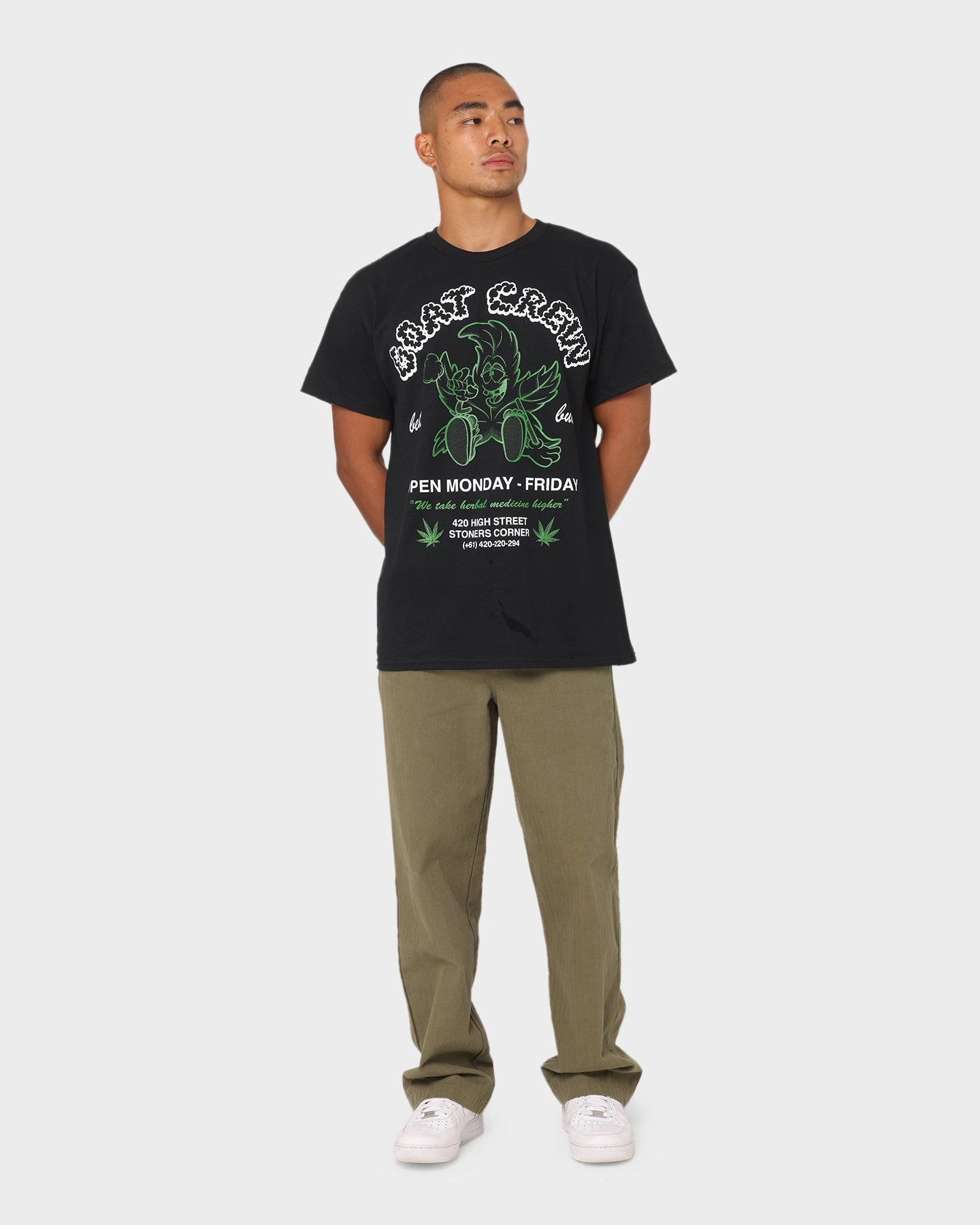 Comfortable Piece Simple Yet Elegant Goat Crew Best Buds T-Shirt Black