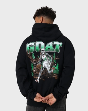 Sign Soft Shell Material Goat Crew Buck Hunter Hoodie Black