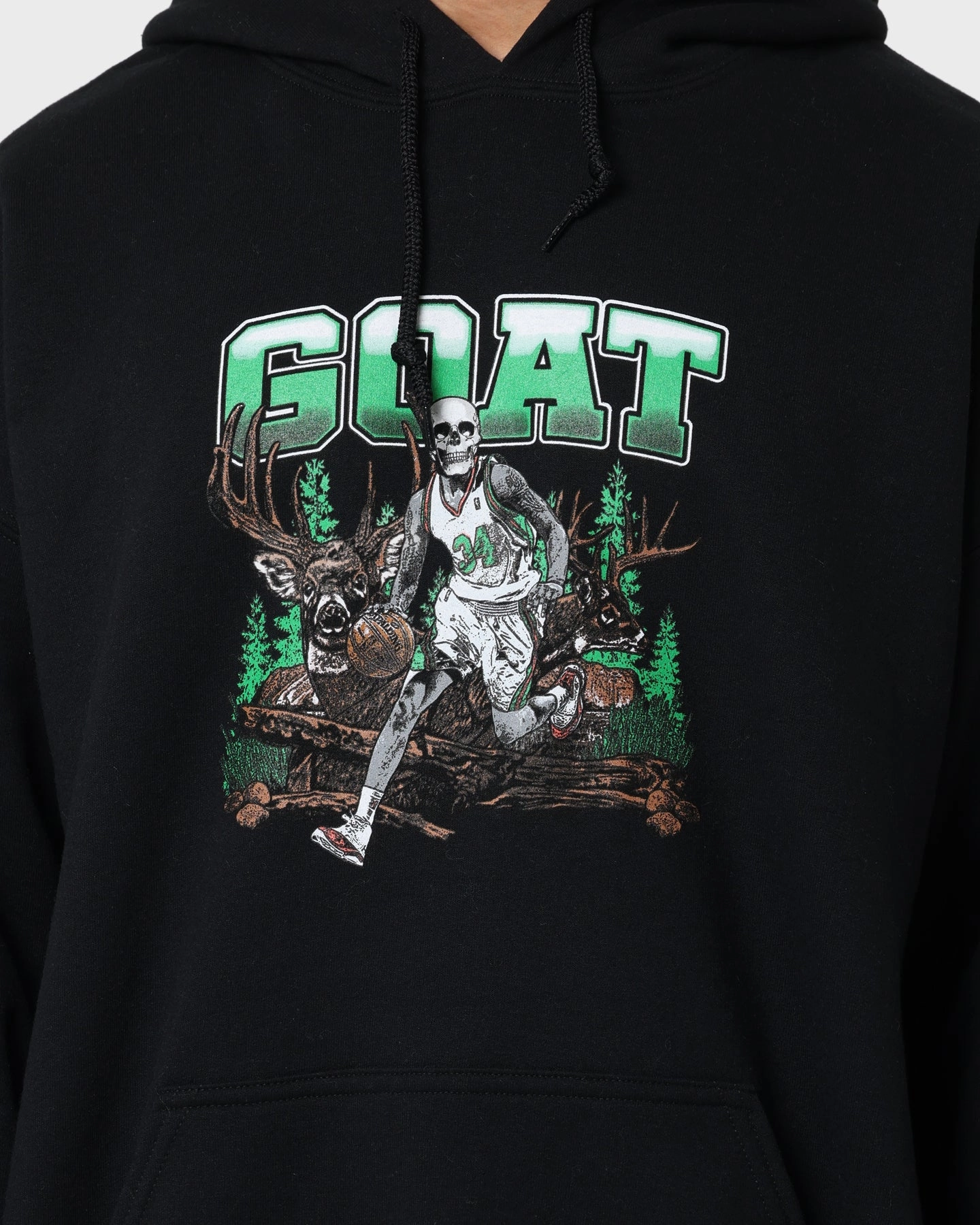 Goat Crew Buck Hunter Hoodie Black artists Chill Proof