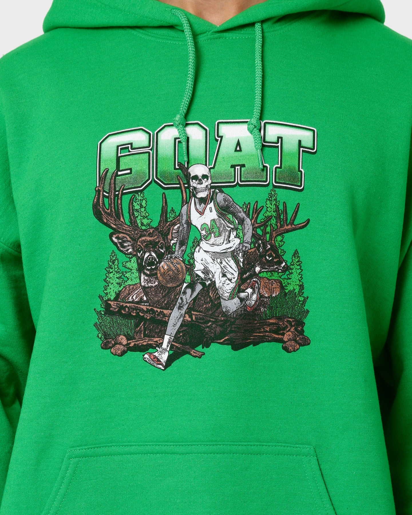 Goat Crew Buck Hunter Hoodie Black motorcyclist