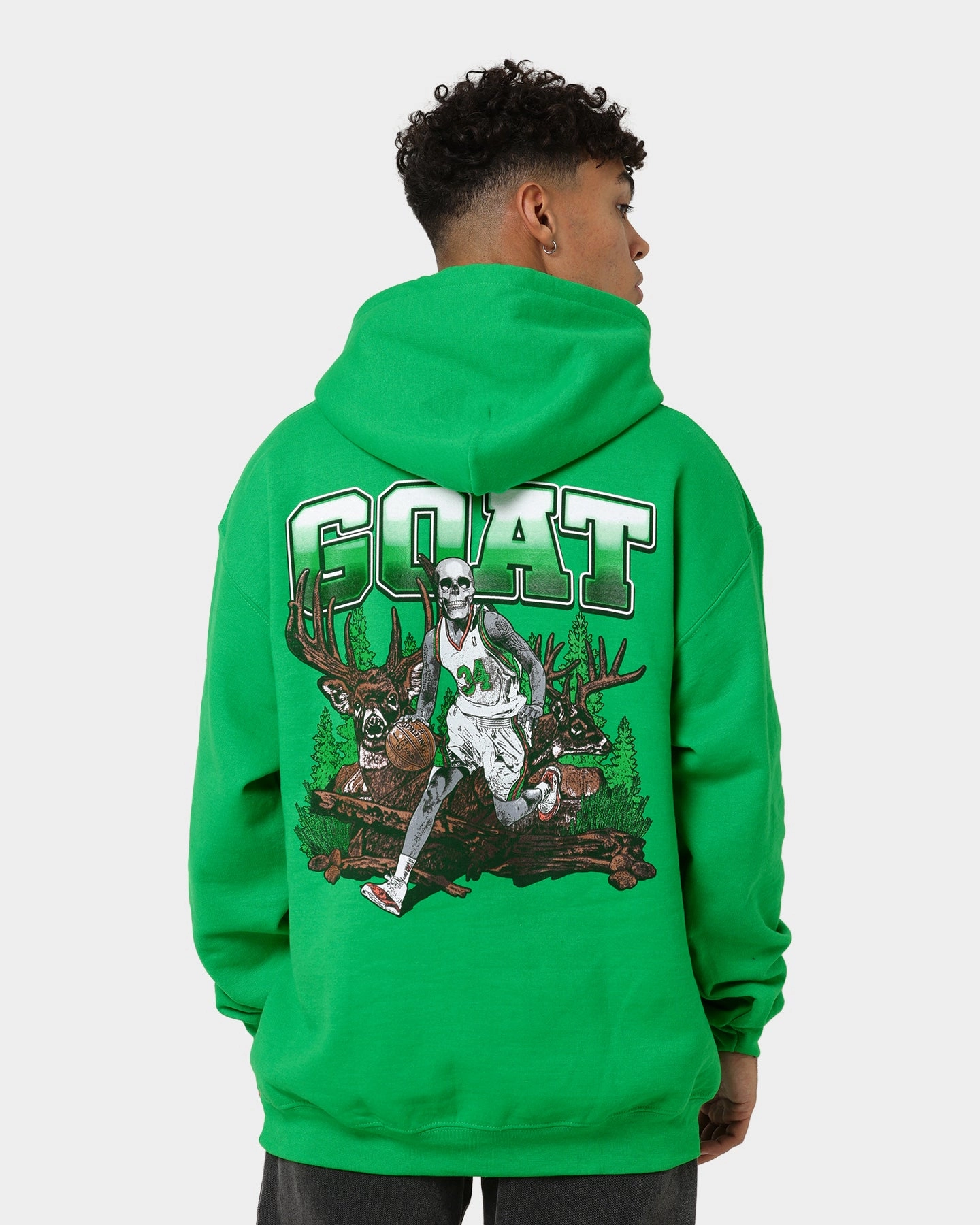 Goat Crew Buck Hunter Hoodie Black Cool Fit