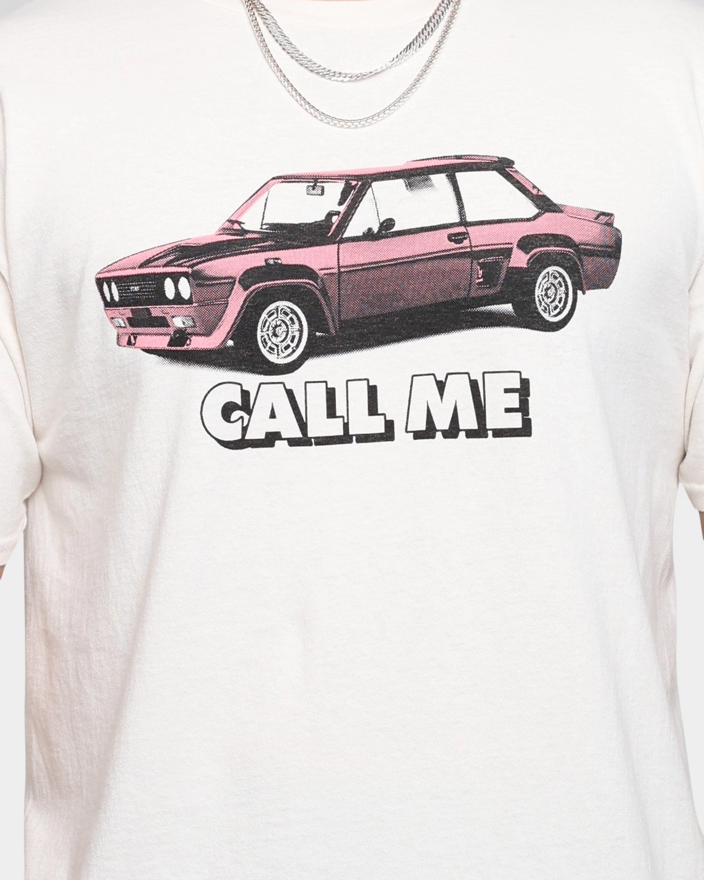 Goat Crew Call Me Vintage T-Shirt Off White MoistureWickingFabric