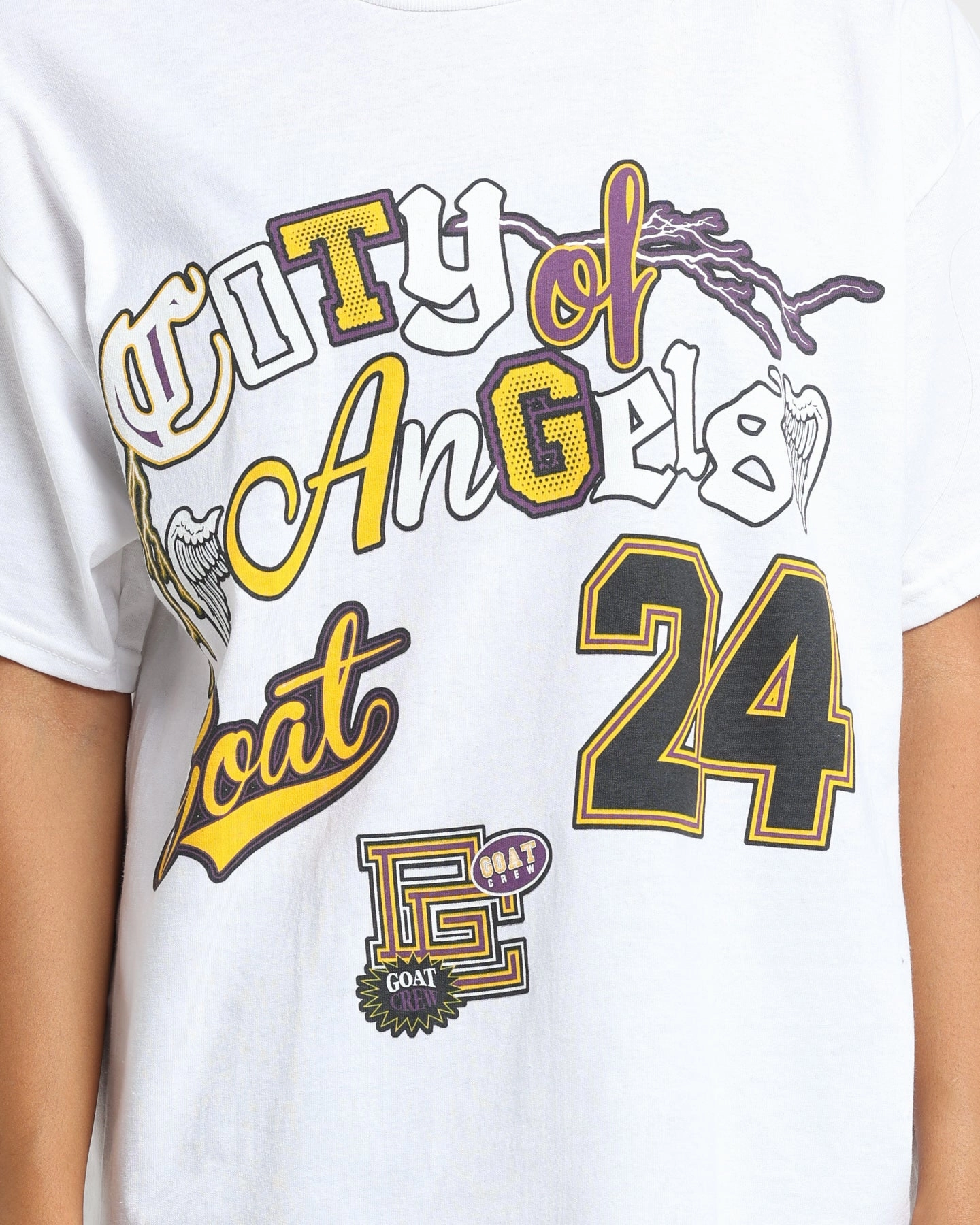 Streetwear attitude Goat Crew City Of Angels T-Shirt White
