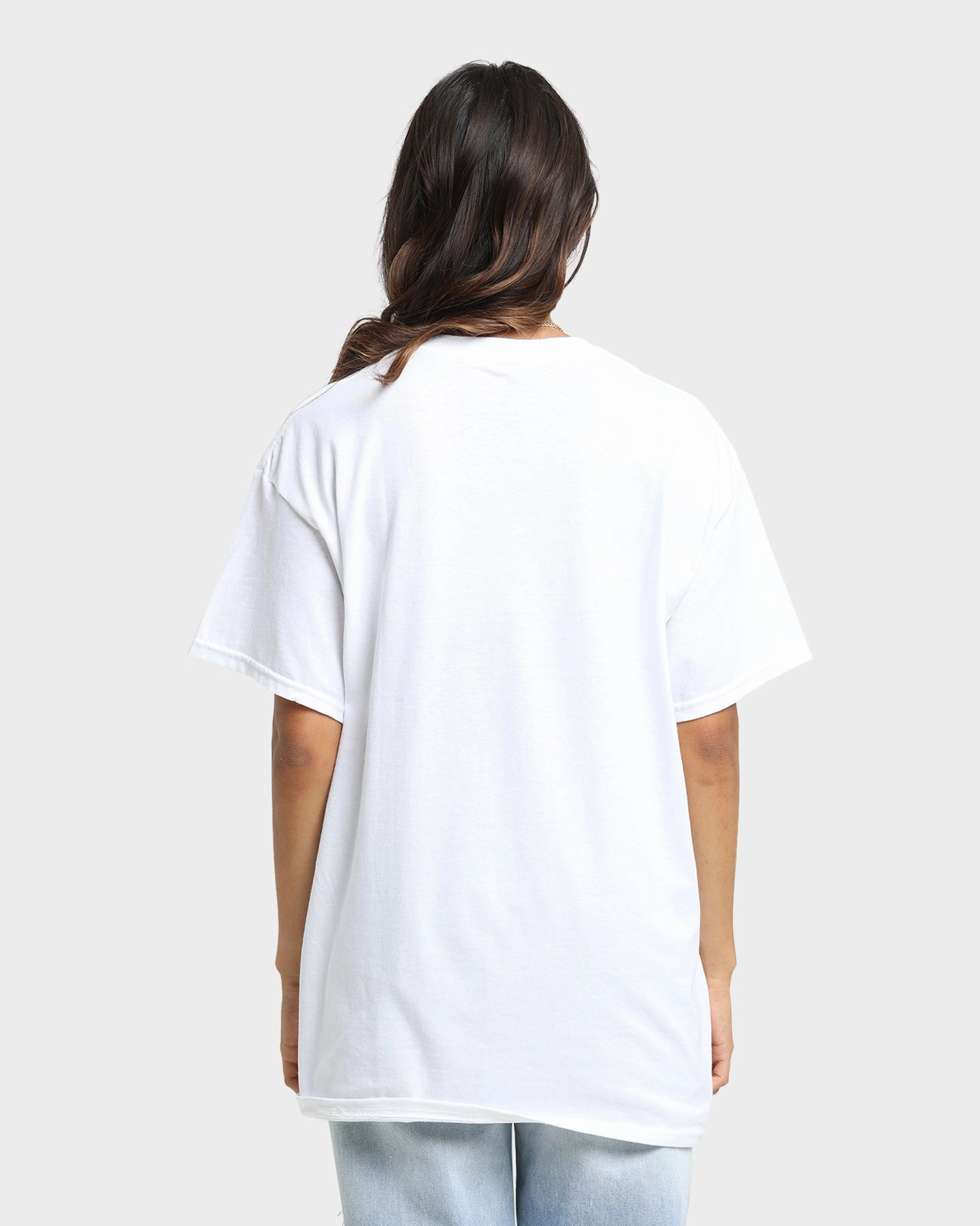 Personalized Functional Side Gussets Goat Crew City Of Angels T-Shirt White