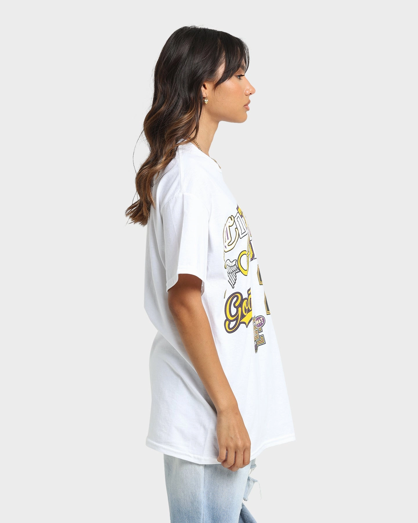 Goat Crew City Of Angels T-Shirt White Quick-Drying Shirt