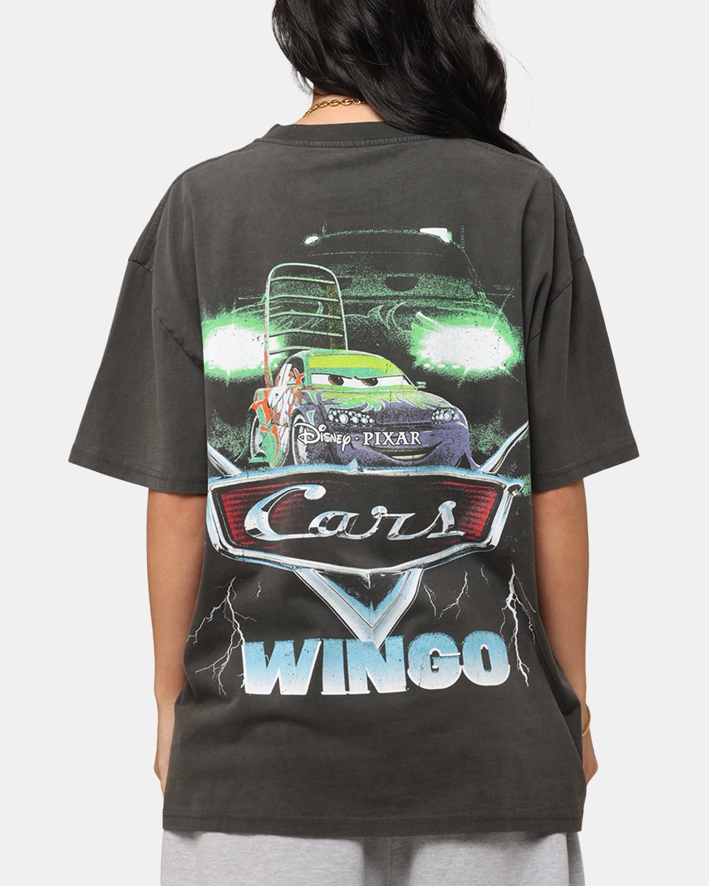 Goat Crew Disney And Pixar Cars Wingo Heavy T-Shirt Black Wash family gathering Everyday Casual