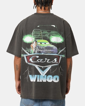 Goat Crew Disney And Pixar Cars Wingo Heavy T-Shirt Black Wash Street Style Trend Easygoing Design