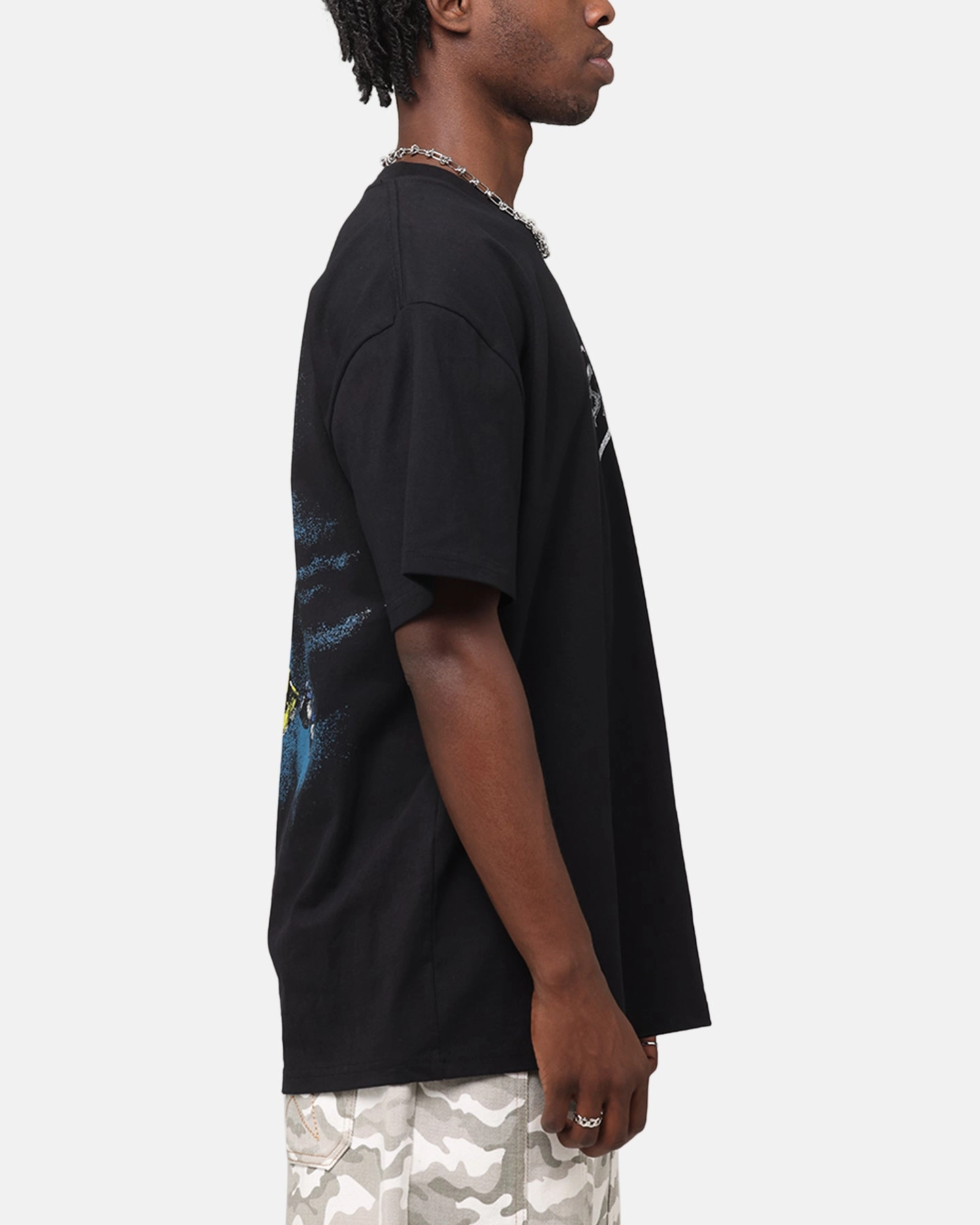 Comfortable clothing Effortless Comfort Goat Crew Disney Kingdom Hearts Gang Heavyweight T-Shirt Black