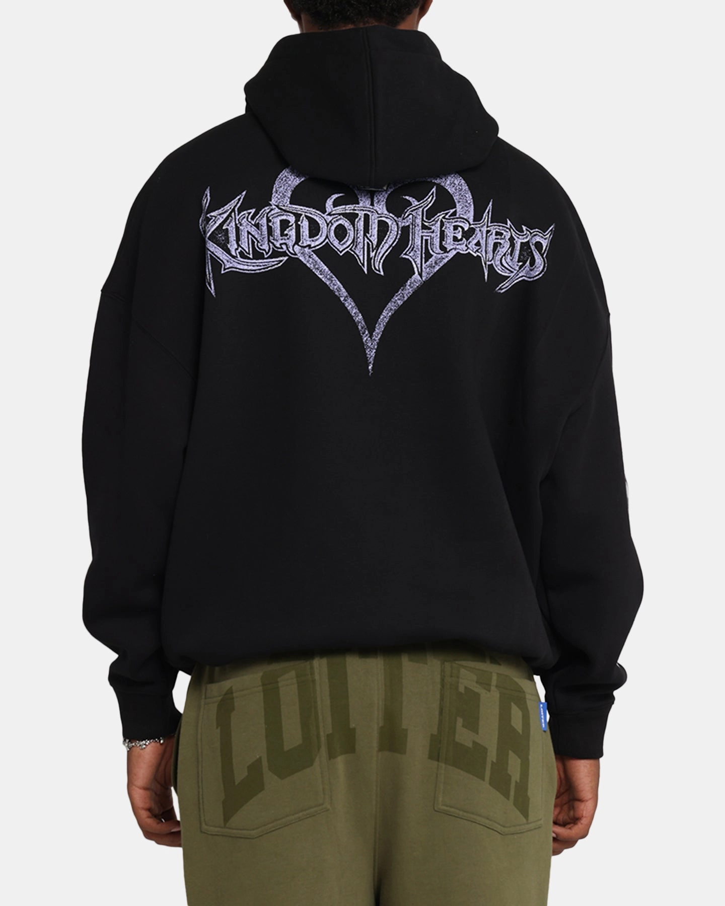Goat Crew Disney Kingdom Hearts Gang Premium Hoodie Black UV Protection Fabric Lightweight Performance