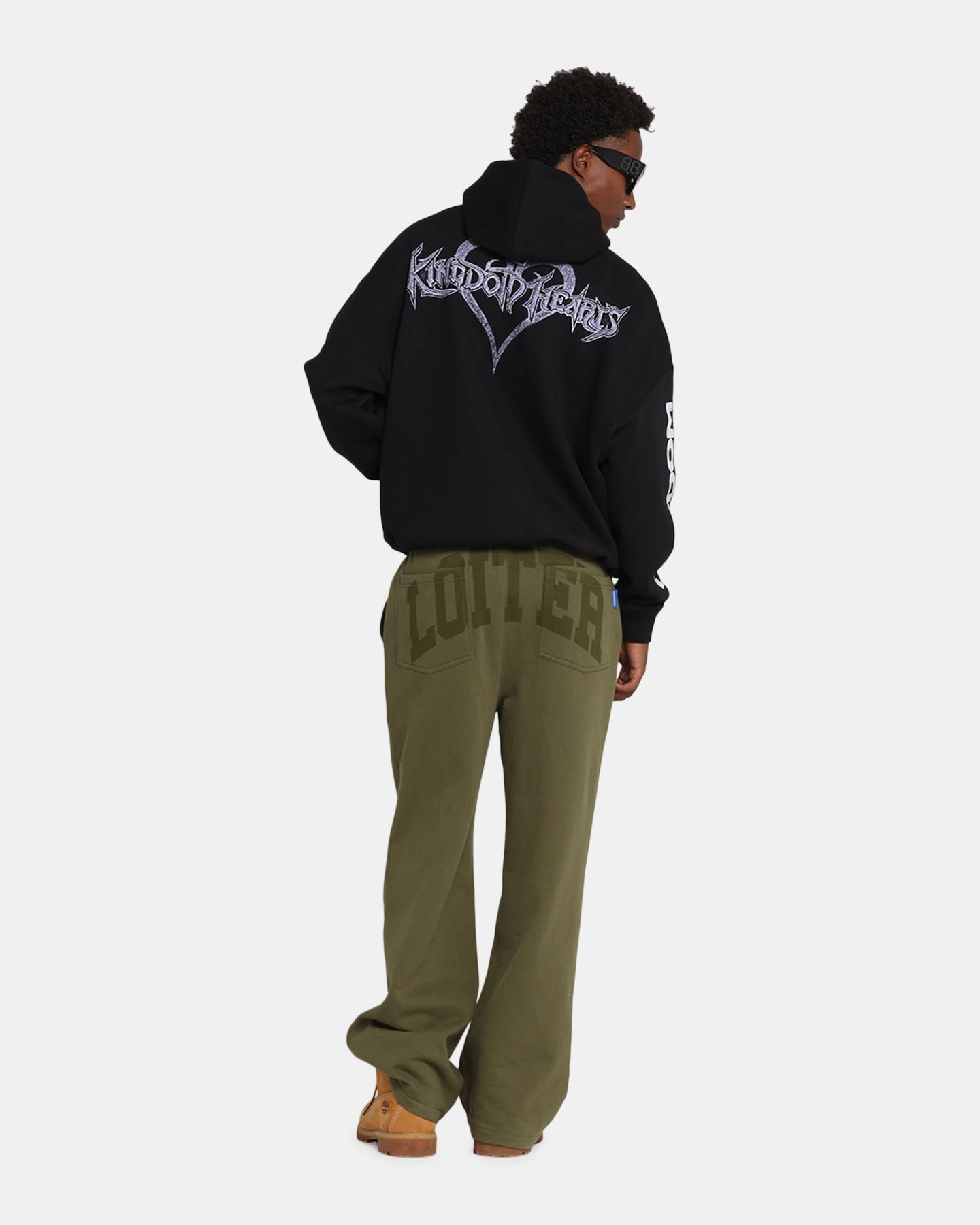 Goat Crew Disney Kingdom Hearts Gang Premium Hoodie Black Anti Slip Bands