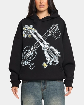 Easter wear Zippered Pocket Design Goat Crew Disney Kingdom Hearts Kingdom Premium Hoodie Black