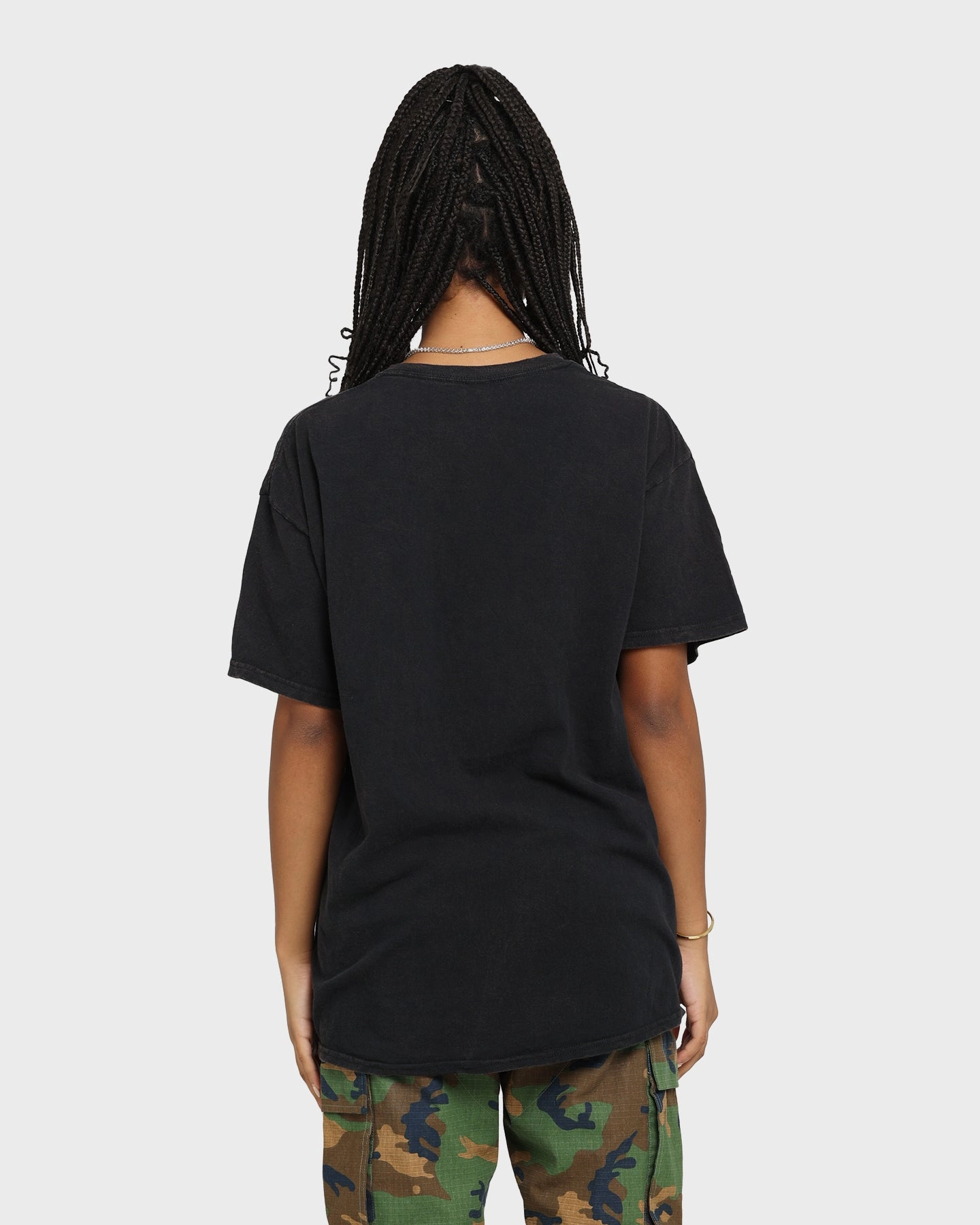 Cross Grain Knit Chilly Comfort Wear Goat Crew Don't Choke Vintage T-Shirt Black Wash