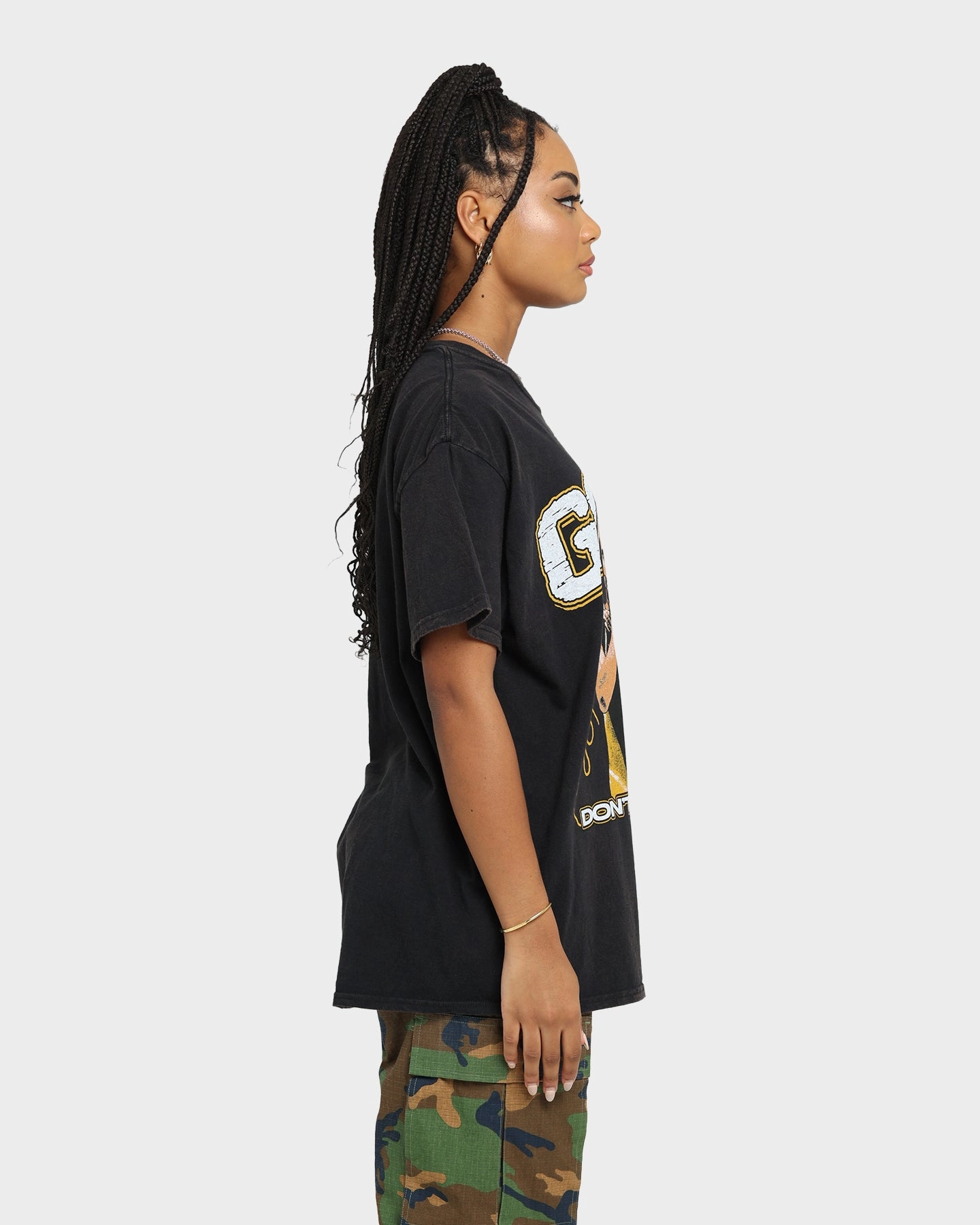 Goat Crew Don't Choke Vintage T-Shirt Black Wash MoistureWicking Technology Cozy Look Wear