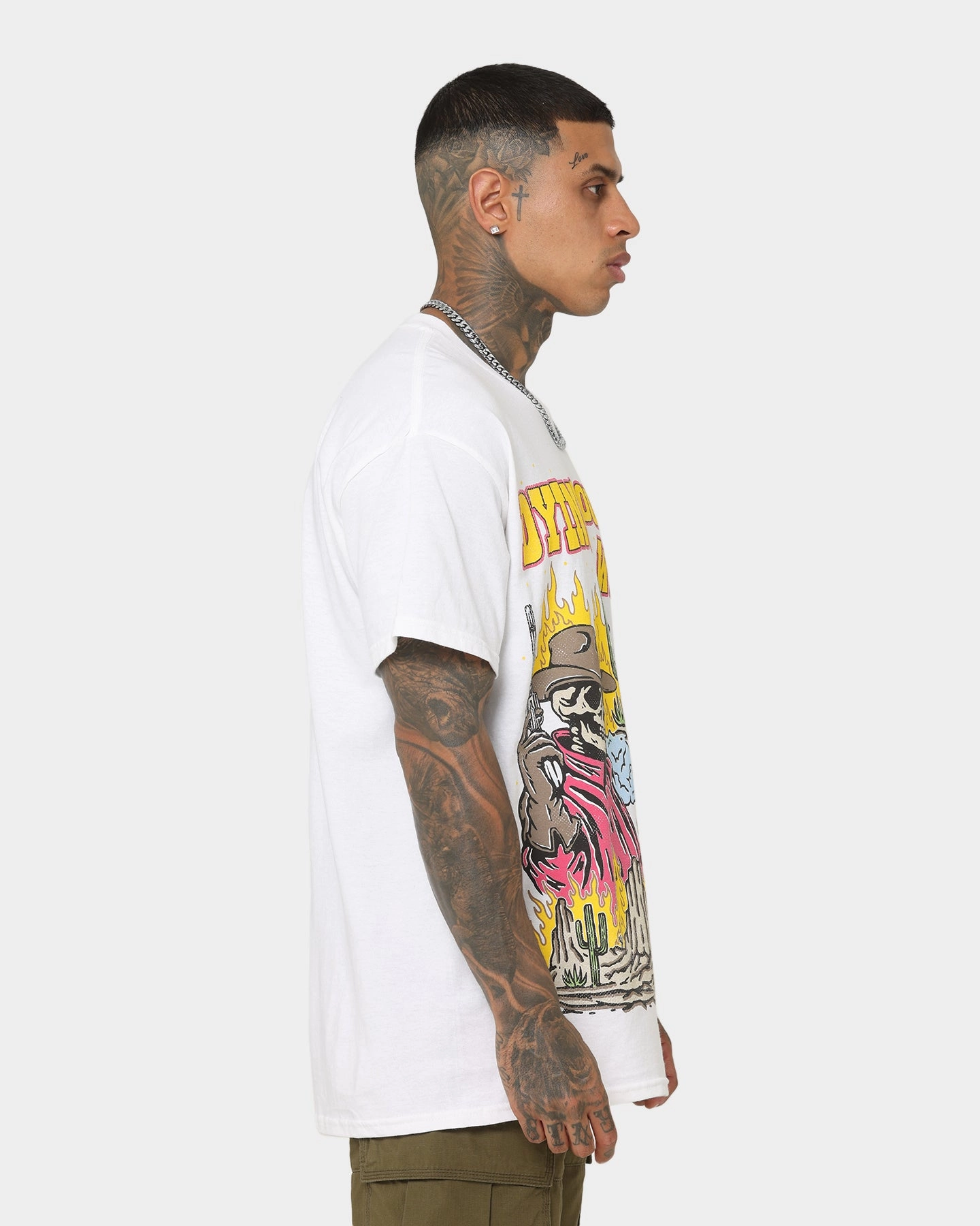 Goat Crew Dying Out West Vintage T-Shirt White family gathering