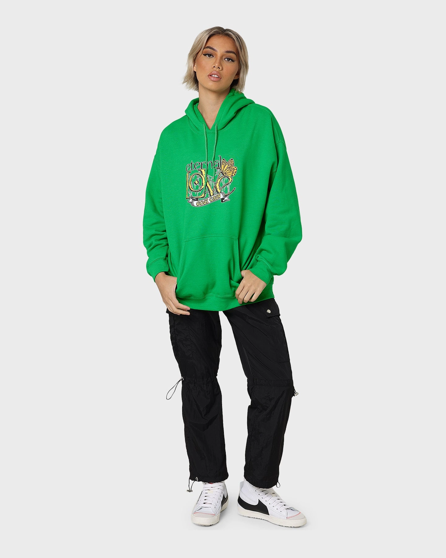Restore Goat Crew Eternal Love Hoodie Green
