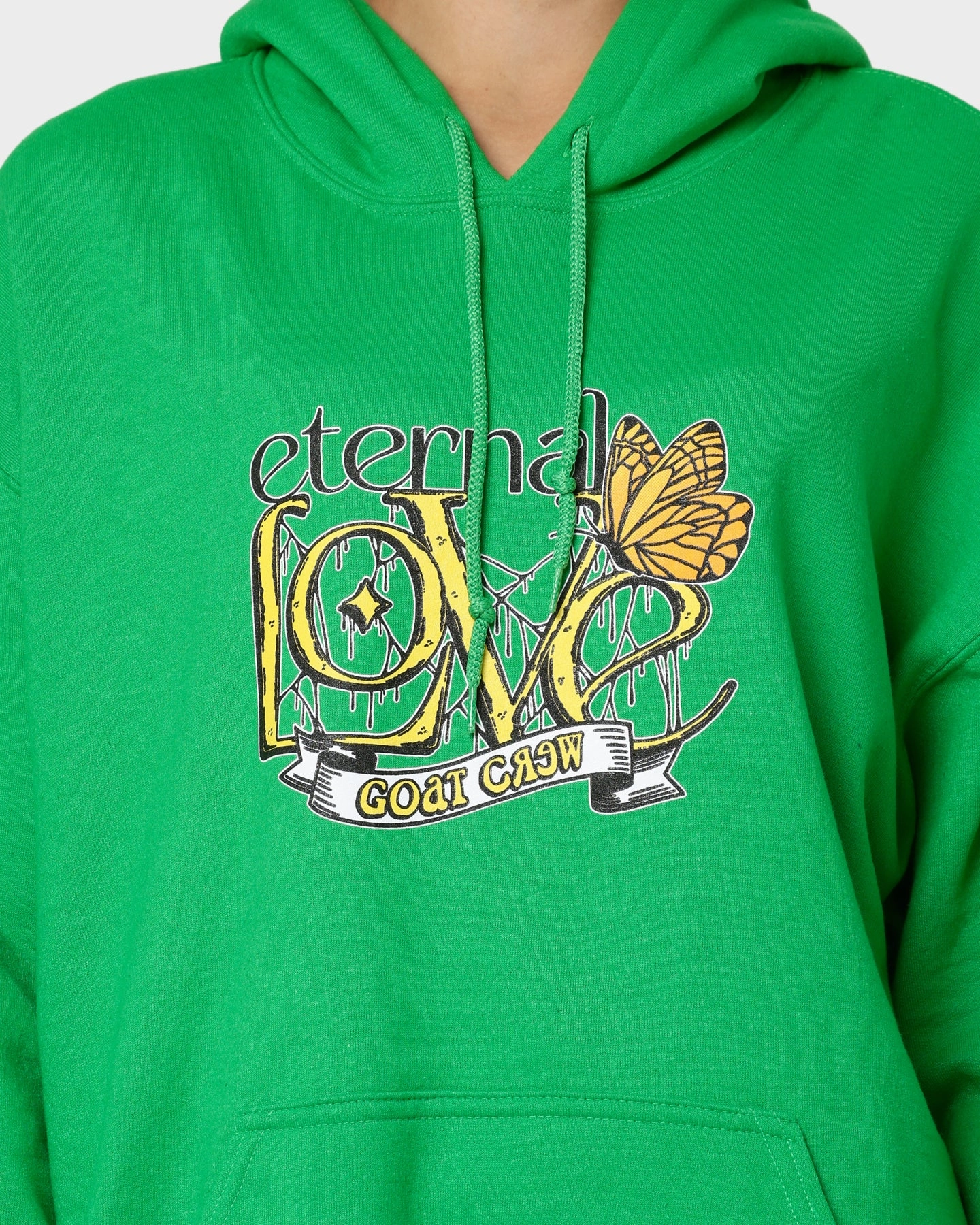Goat Crew Eternal Love Hoodie Green Card