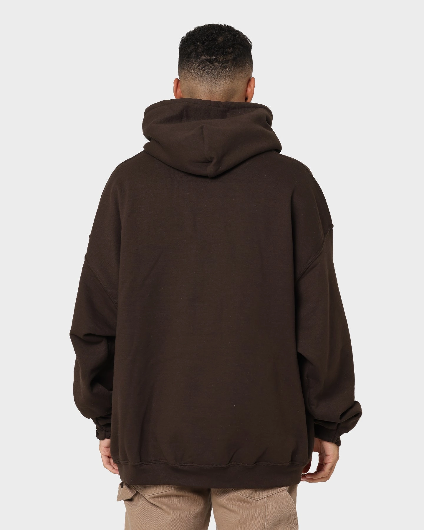 Goat Crew Fire Rose Hoodie Brown StretchFit Fabric Technology Cordlock Adjustment System
