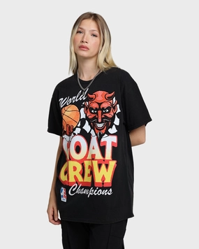 Goat Crew Goat Crew World Champs Vintage T-Shirt Washed Black Essential Wardrobe