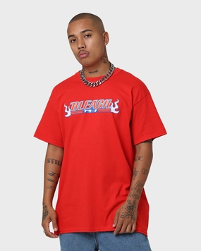 Goat Crew Goat Crew X Bleach Logo T-Shirt Red Edgy Non Shrink Material