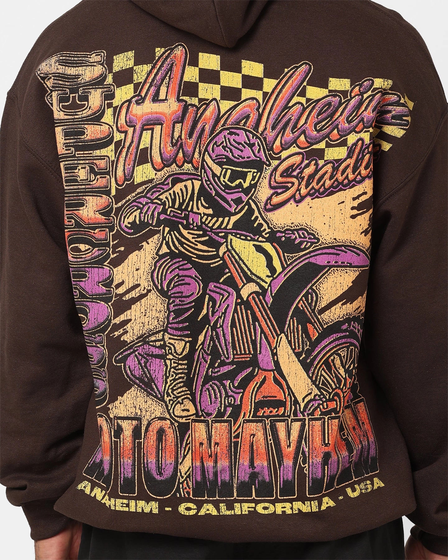 Layer Ready Goat Crew Goat Moto Hoodie Brown