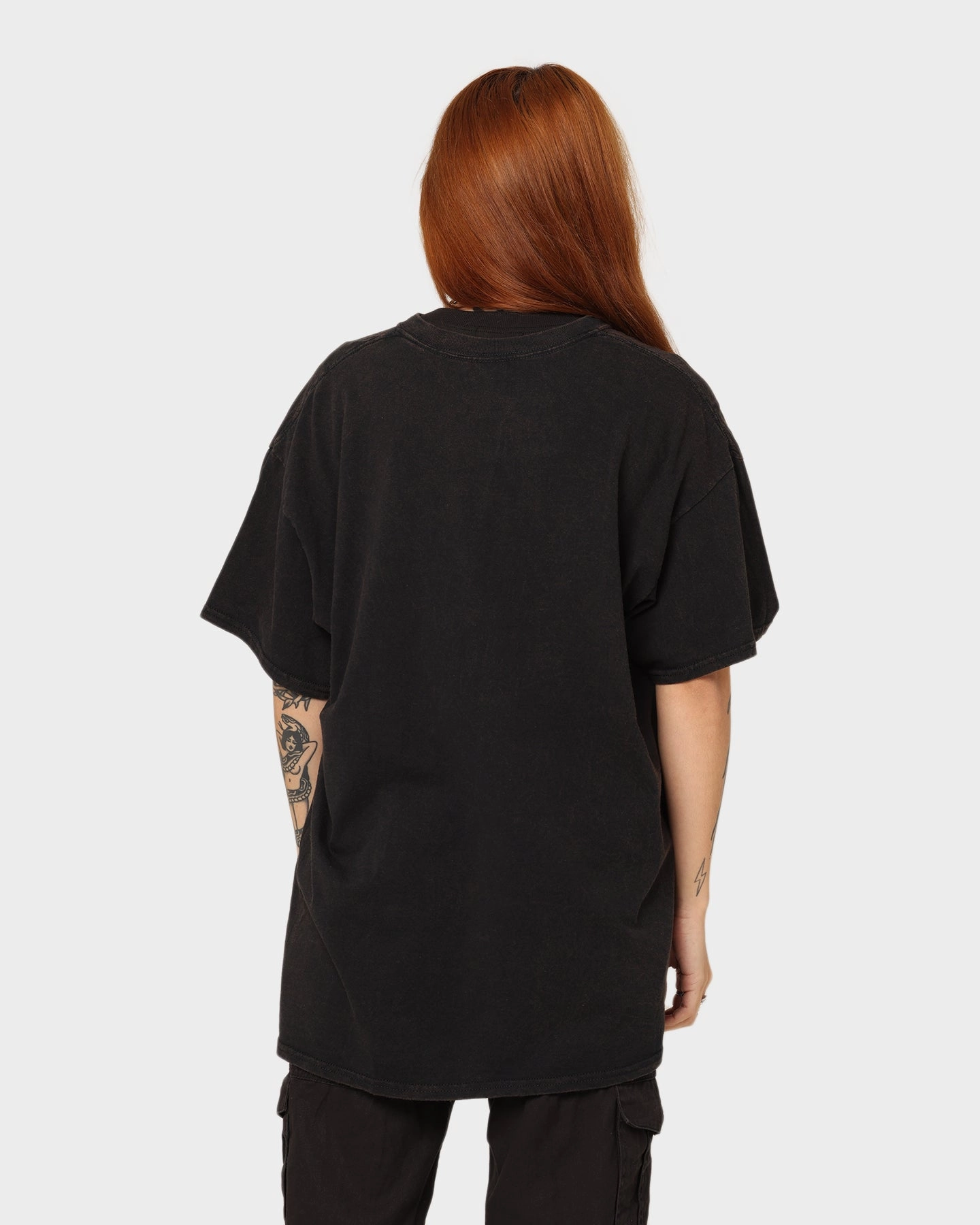 Goat Crew Goat Skull Vintage T-Shirt Black Wash Sporty Fashion Plus size clothing
