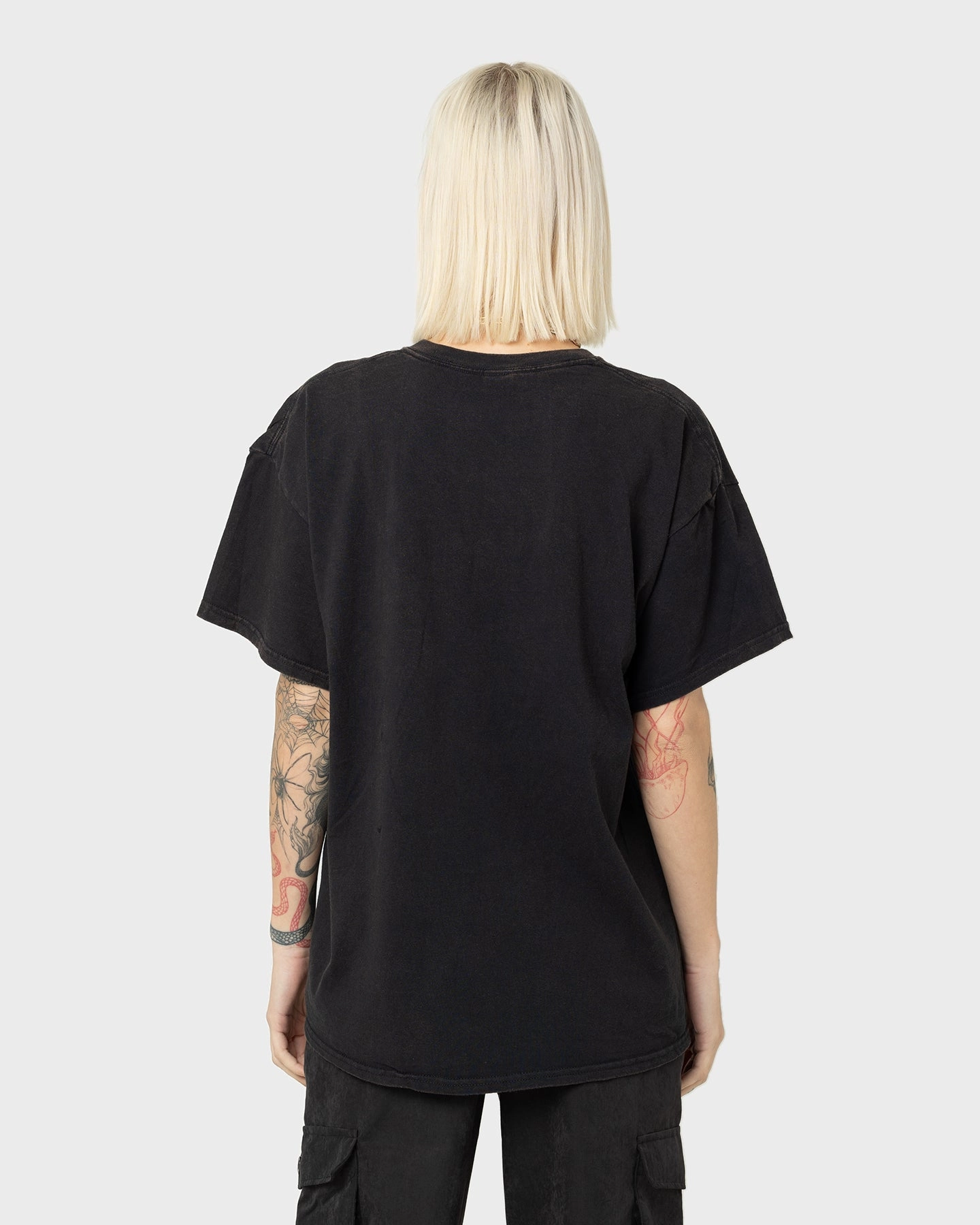 Goat Crew Golden Finals Vintage T-Shirt Washed Black Organic Cotton Blend