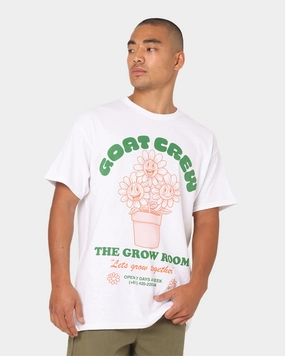 right size Cool Layering Goat Crew Grow Room T-Shirt White