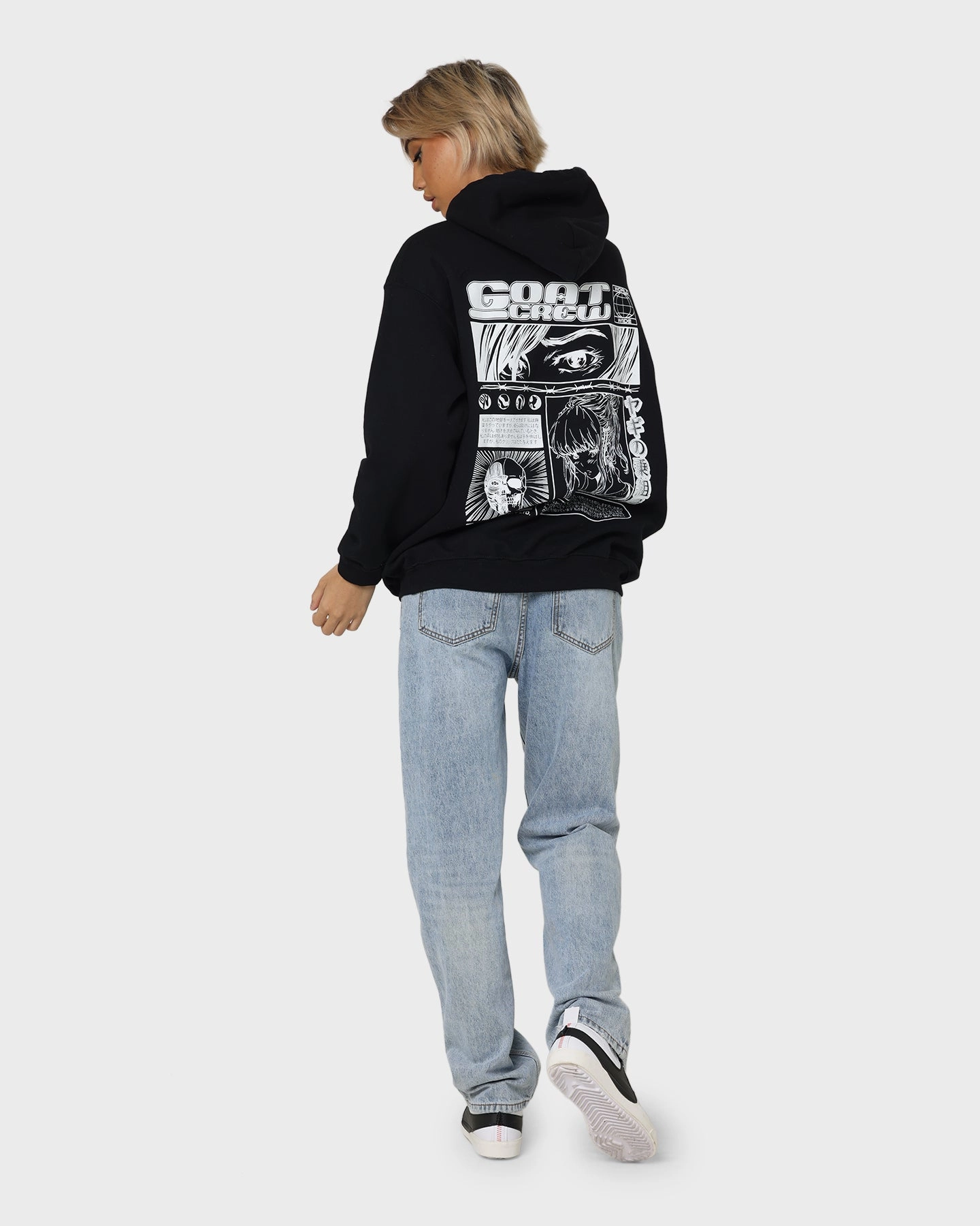 Goat Crew Harajuku Hoodie Black Weekend Comfort discounted