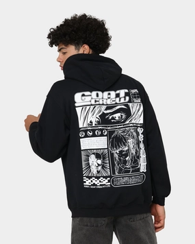 Goat Crew Harajuku Hoodie Black Layer Essential