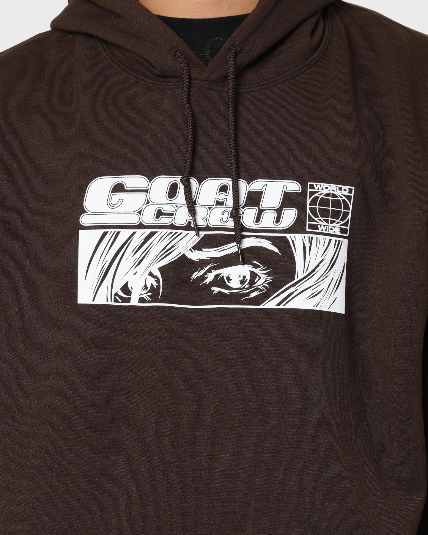 Goat Crew Harajuku Hoodie Brown construction workers HydrationCompatible Pocket