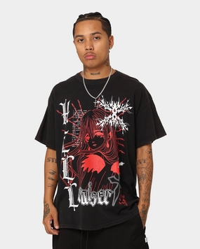 Goat Crew Hell Raiser Vintage T-Shirt Black Wash Sporty Appeal Everyday Style