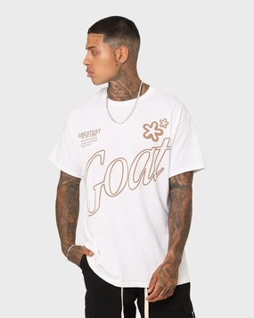 Goat Crew Holiday Mode T-Shirt White Fashion Top AntiStatic Properties