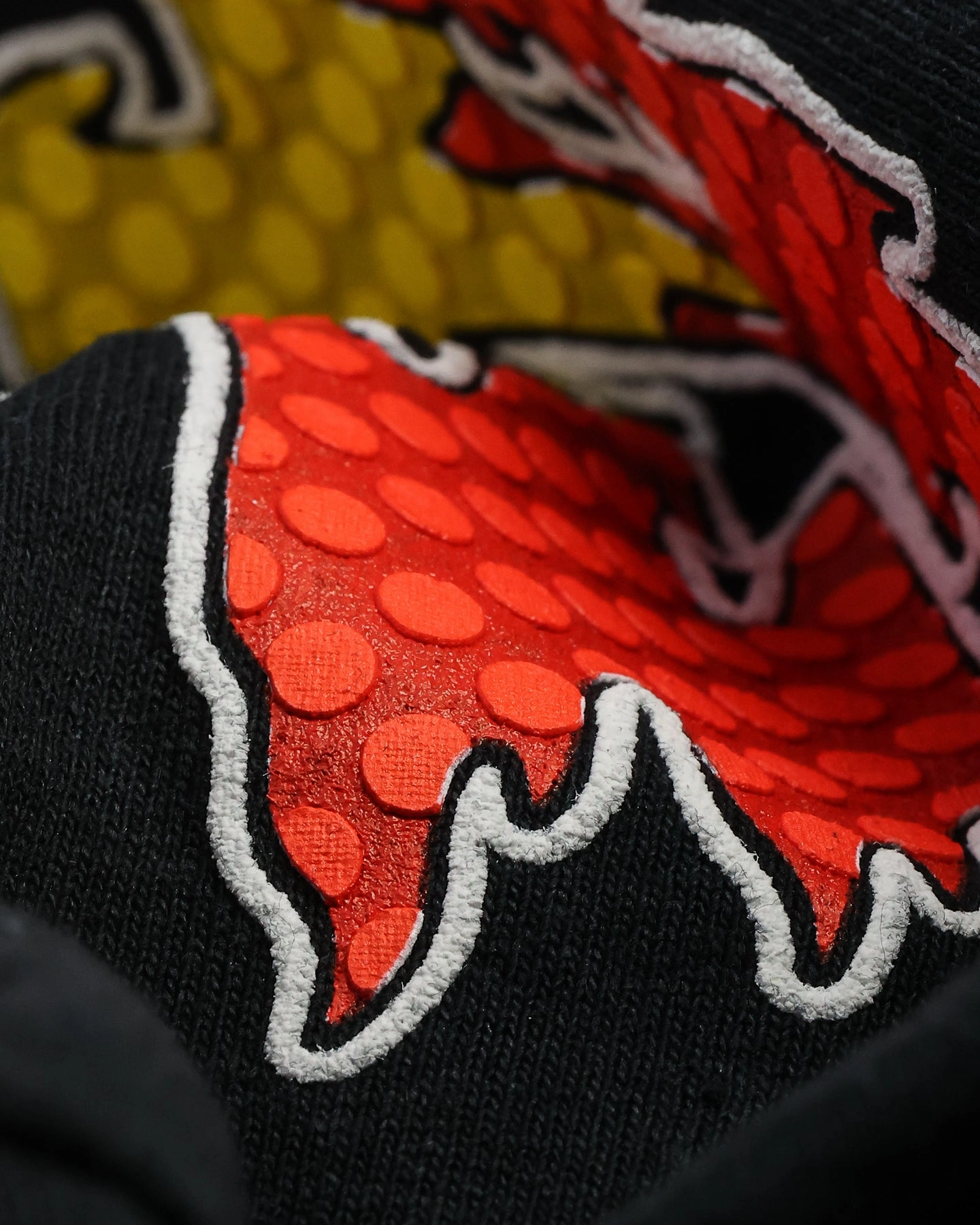 Goat Crew Hot Spike T-Shirt Black/Red/Yellow Comfort Design