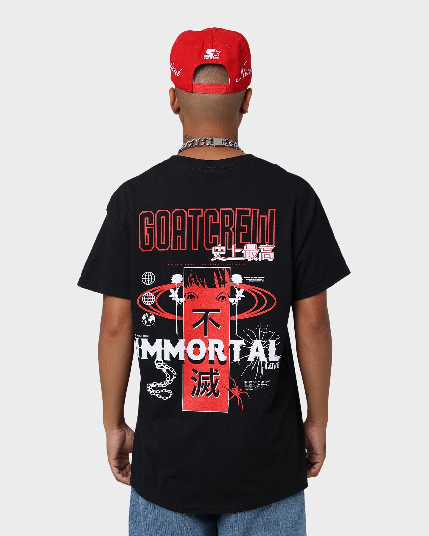 Goat Crew Immortal T-Shirt Black Casual and Soft