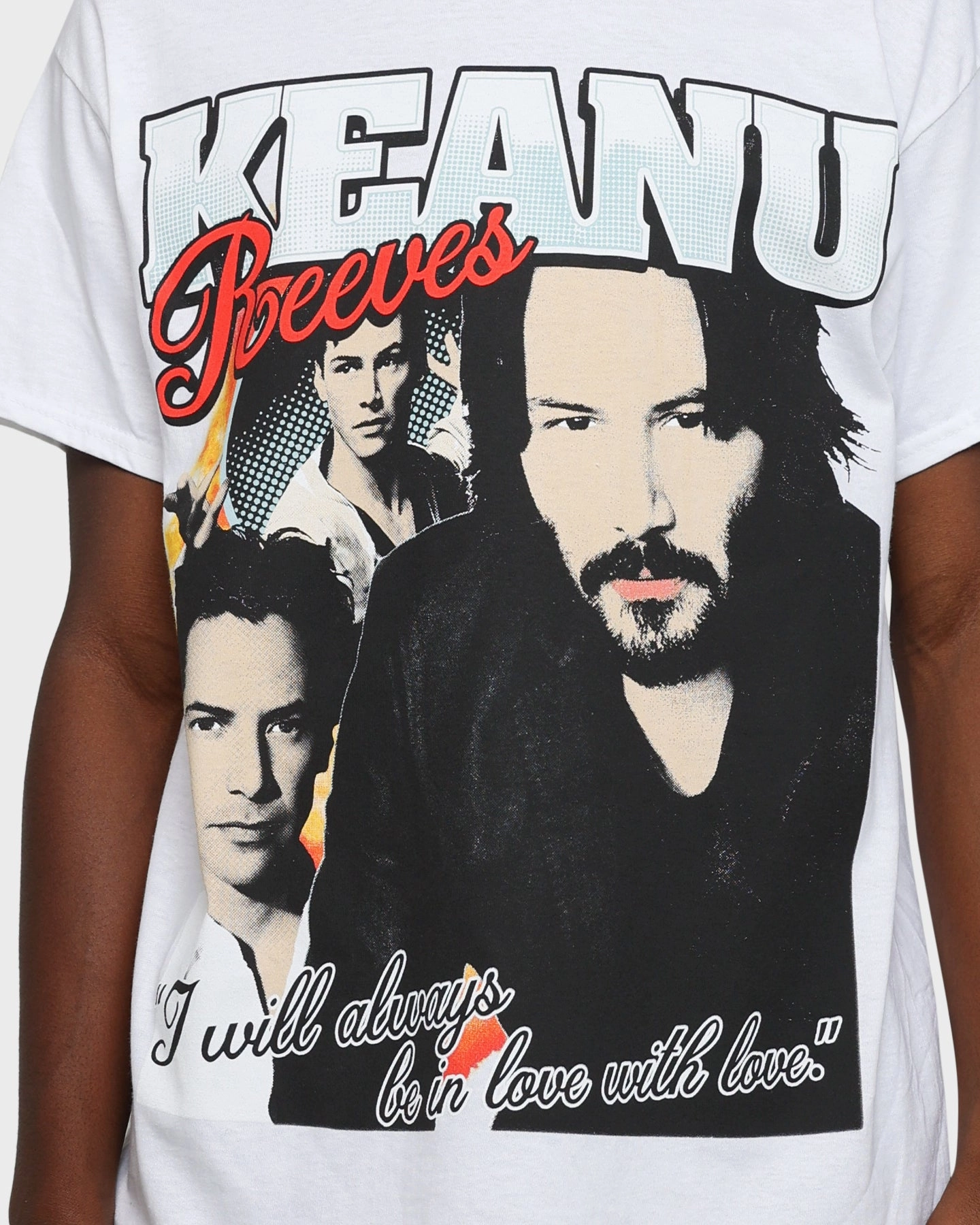 Outdoor Ready Goat Crew Keanu Lover Vintage T-Shirt White