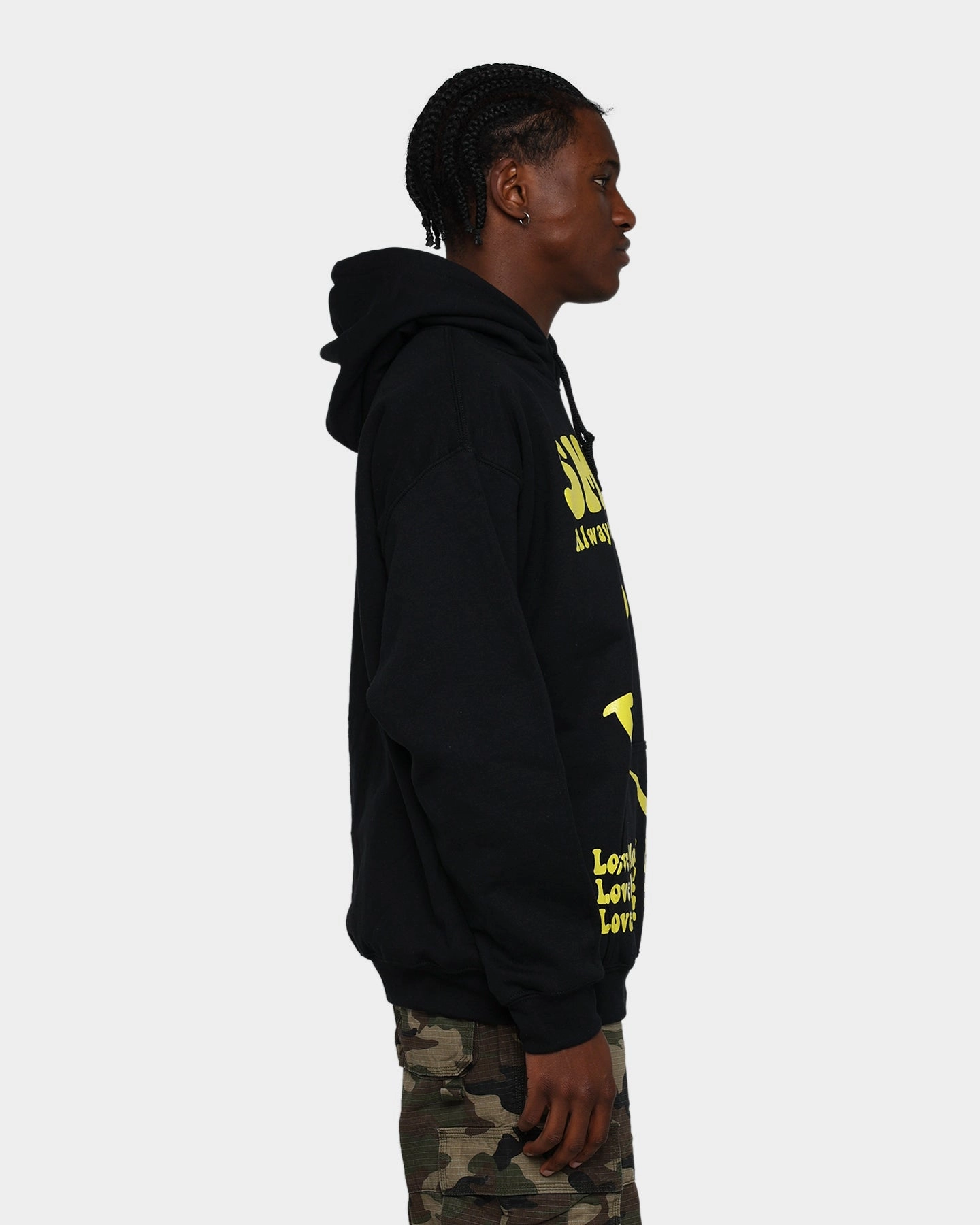 Goat Crew Keep Smiling Hoodie Black Utility
