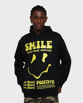 Goat Crew Keep Smiling Hoodie Black Chill Proof