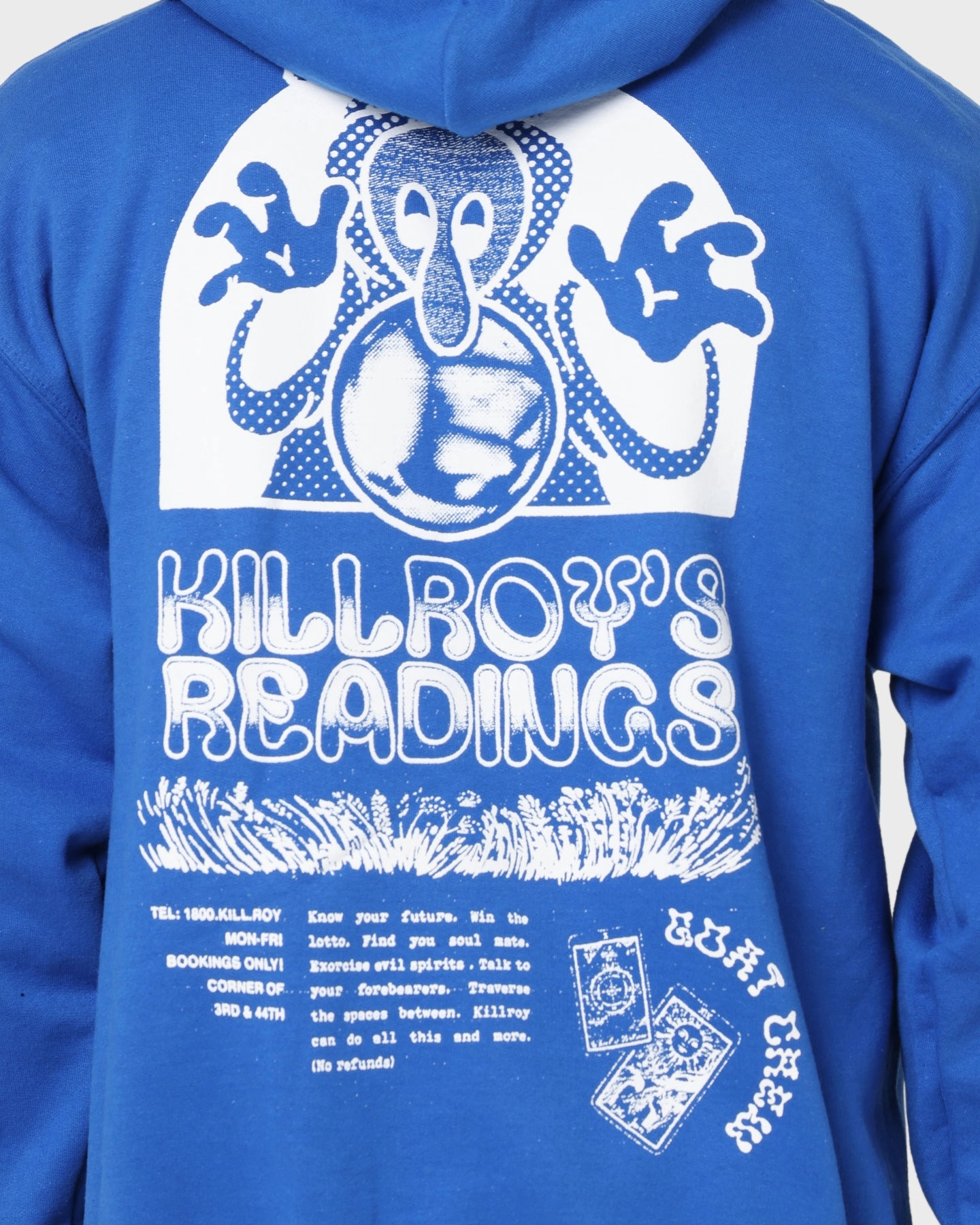 Choice Service Goat Crew Kilroy Hoodie Blue