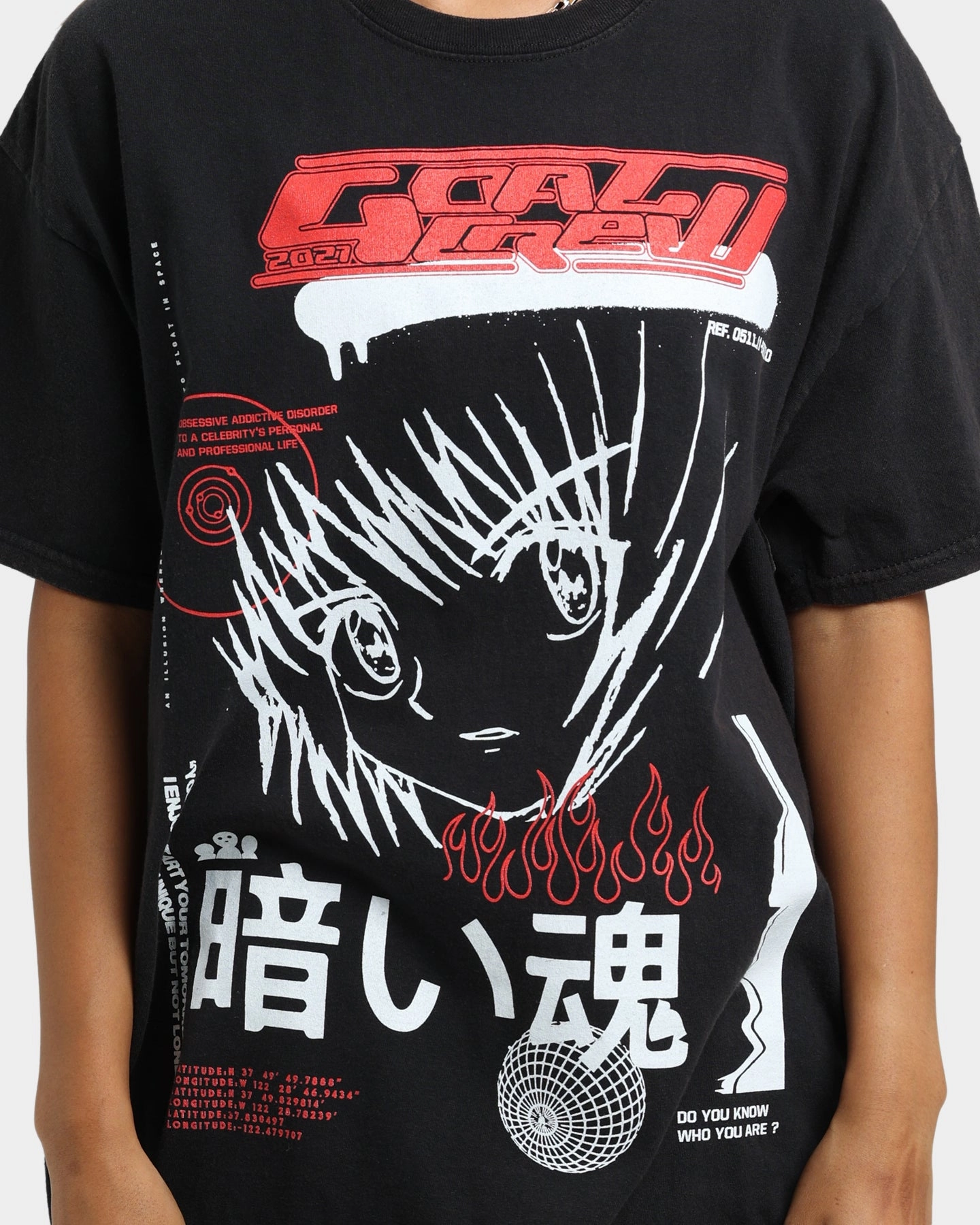 Goat Crew Korea T-Shirt Black Wash Formal Occasion Non Irritating Seams