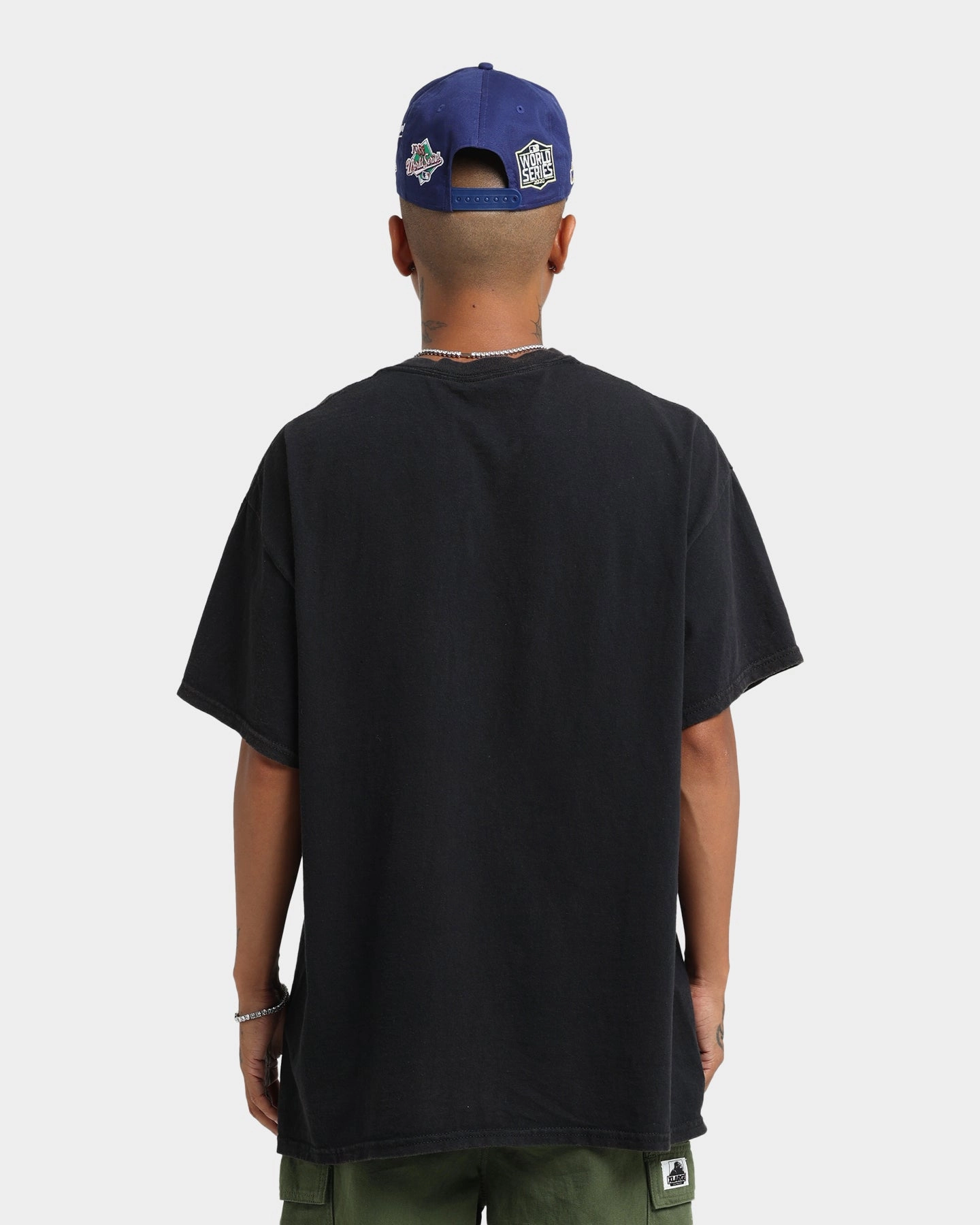 Goat Crew Los Angeles Angels Vintage T-Shirt Black Wash Quick-Dry Fabric