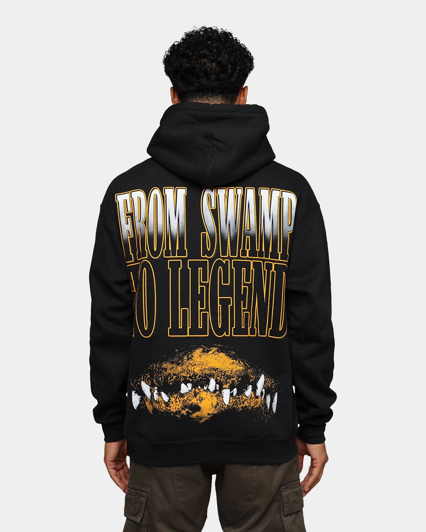 suitable for casual gatherings Goat Crew Louisiana Vintage Hoodie Black