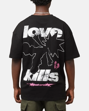 Goat Crew Love Kills T-Shirt Black Comfy Essentials