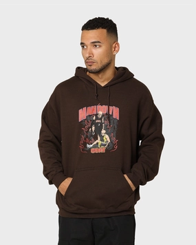 Limited Edition Goat Crew Man Down Hoodie Brown