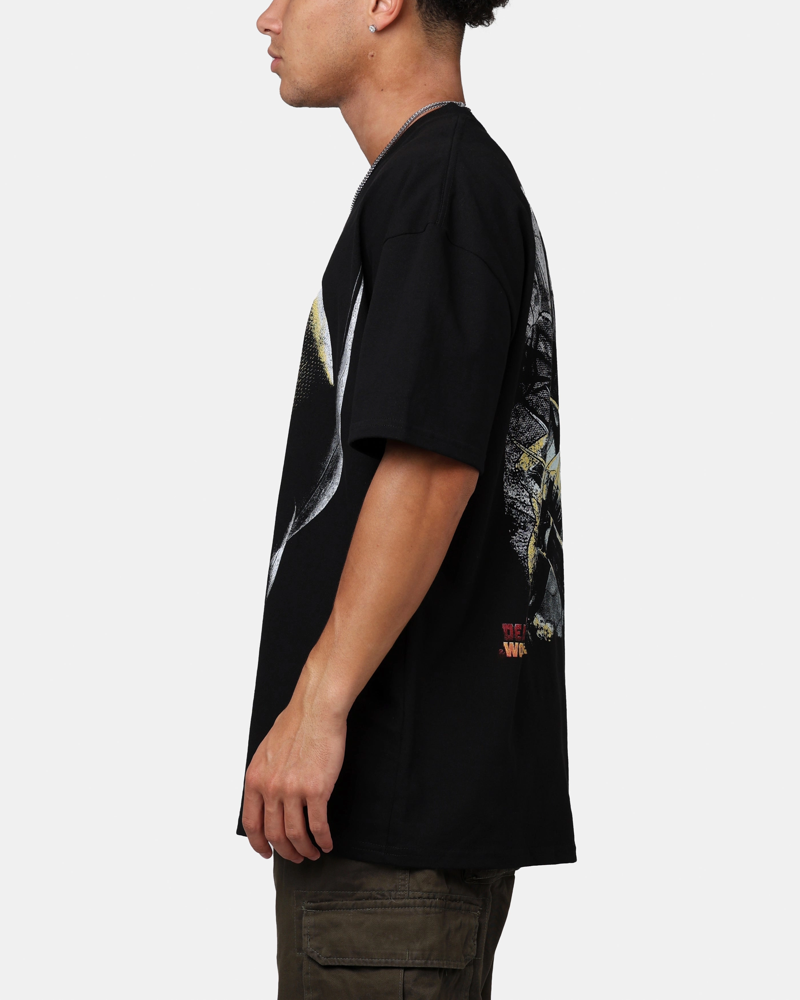 Goat Crew Marvel Deadpool and Wolverine Heavyweight T-Shirt Black Cozy Vibe