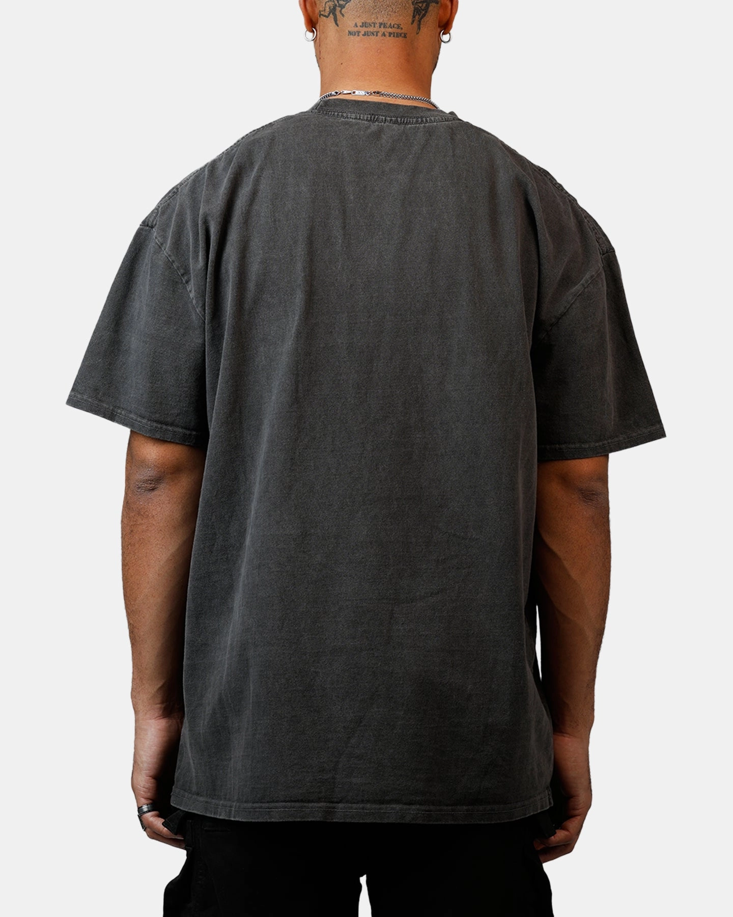 Goat Crew Marvel Sinister Six Through The Eyes Heavyweight T-Shirt Black Wash Ruffled edges