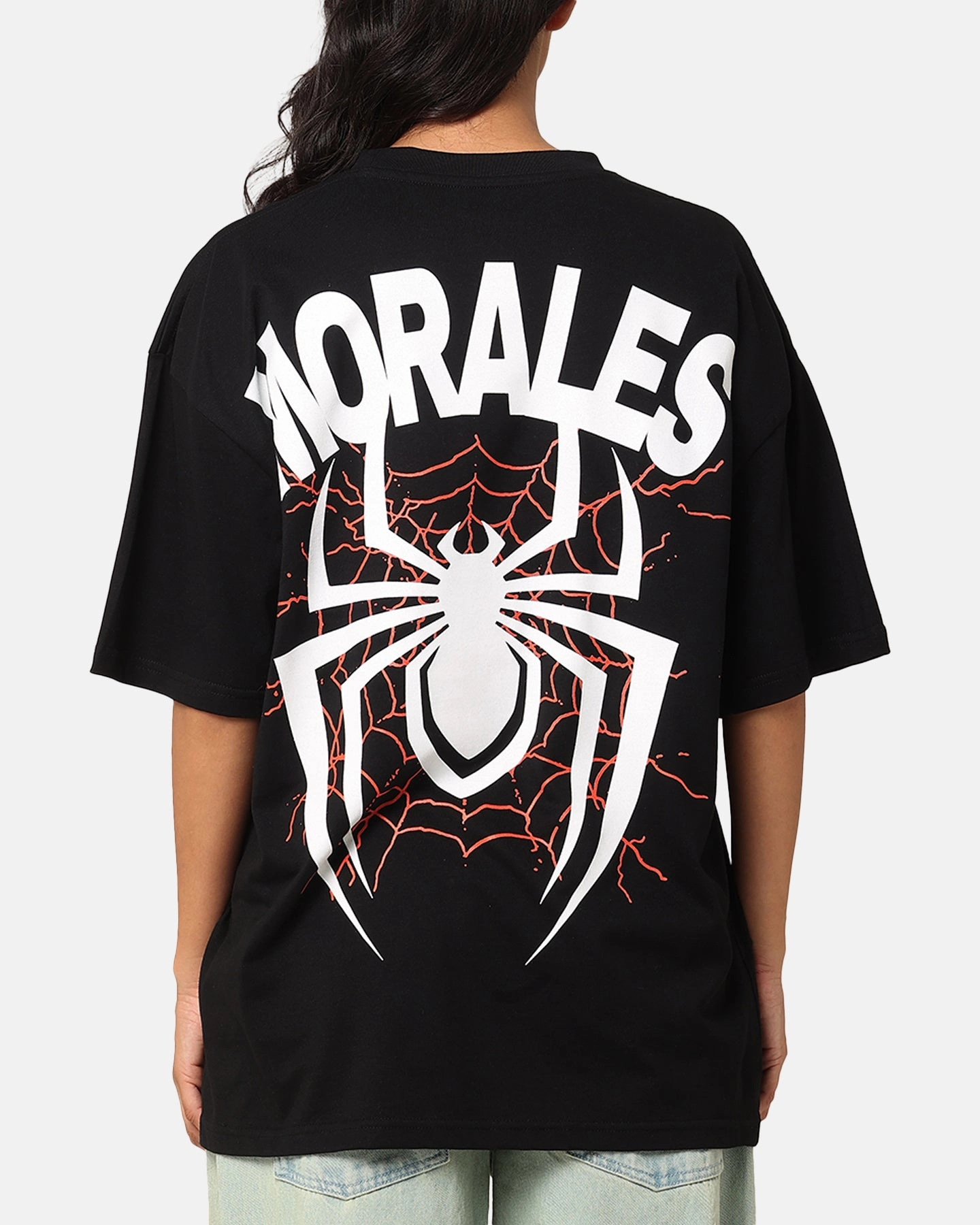 Goat Crew Marvel Spider-Man Y2K Miles T-Shirt Black Weekend Look Comfortable And Trendy